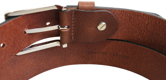 Budget New Genuine Leather Belt. Colour: Black or Brown. Style: 41016. Florentino