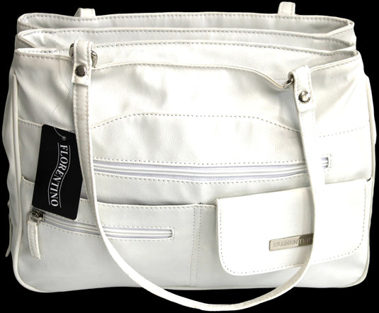 Multi Compartment Handbag with Shoulder Straps. Style No: 4291.