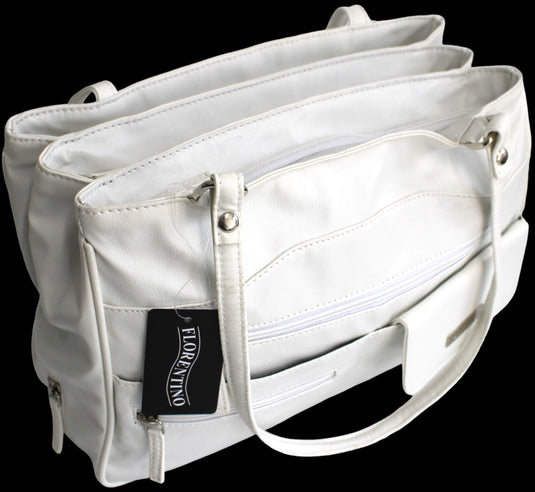 Multi Compartment Handbag with Shoulder Straps. Style No: 4291.