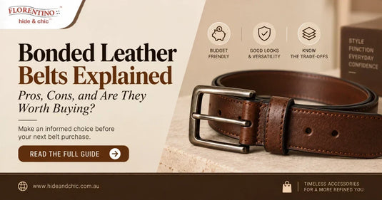 Bonded Leather Belts