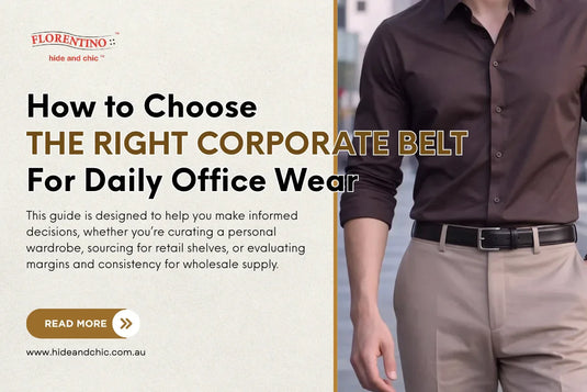 Choose right leather Corporate belts