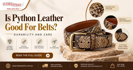 Is Python Leather Good For Belts? Durability And Care