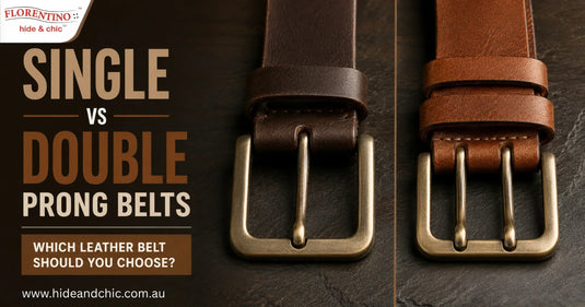single vs double prong belts
