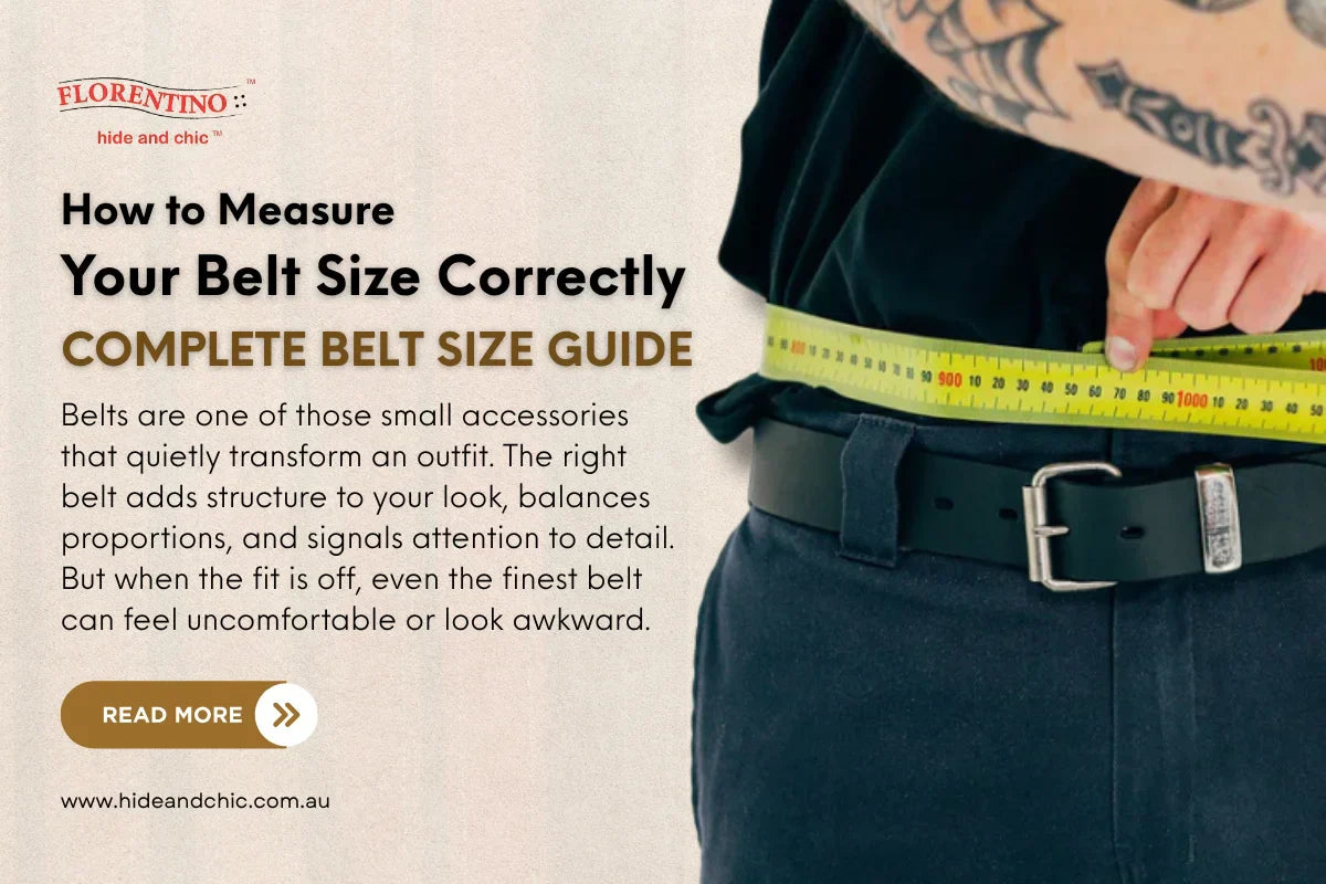 How to Measure Your Belt Size Correctly: Complete Belt Size Guide