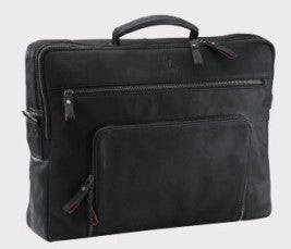 San Francisco XL Vintage Black Briefcase