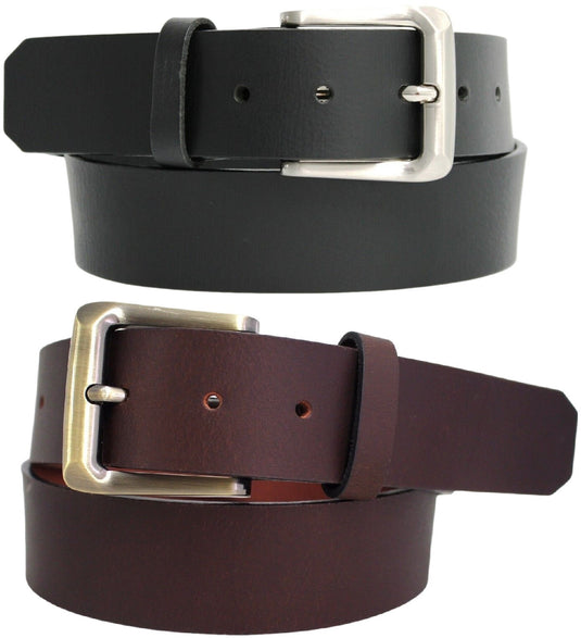 Hide & Chic Full Grain Leather Belt.  38 mm wide Style: 41005
