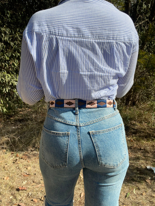 Quality Full Grain Leather Polo Belt. Style No: 41034 30 mm