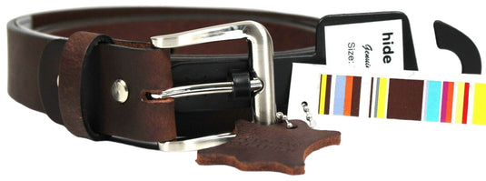 Hide & Chic Genuine Full Grain Leather Men’s Belts. Style: 45008