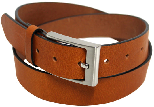 Quality Genuine Full Grain Leather Belt. Australian Seller. Colour: Tan. Style No: 45012.