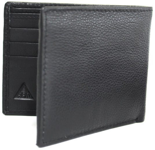 RFID Genuine Leather Wallet. Colours: Black or Brown. Style No: 11043