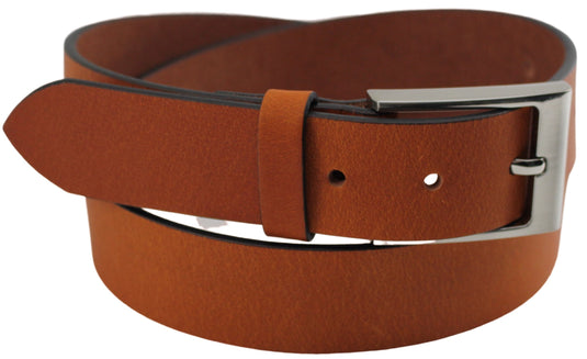 Quality Genuine Full Grain Leather Belt. Australian Seller. Colour: Tan. Style No: 45012.