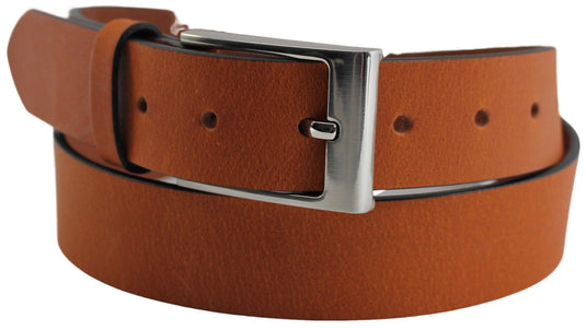 Quality Genuine Full Grain Leather Belt. Australian Seller. Colour: Tan. Style No: 45012.