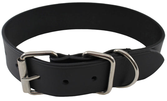 Quality Full Grain Leather Dog Collar. Width: 40mm. Colours: Black or Brown.