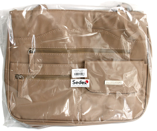 Multi Compartment Handbag with Shoulder Straps. Style No: 4291.