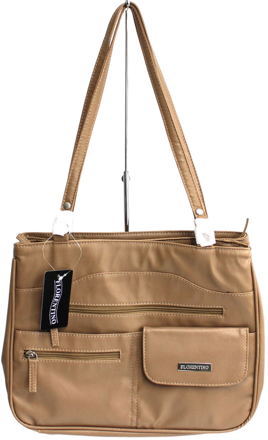 Multi Compartment Handbag with Shoulder Straps. Style No: 4291.