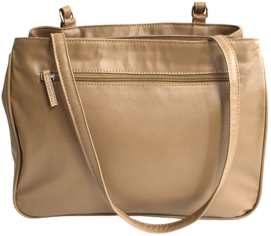 Multi Compartment Handbag with Shoulder Straps. Style No: 4291.
