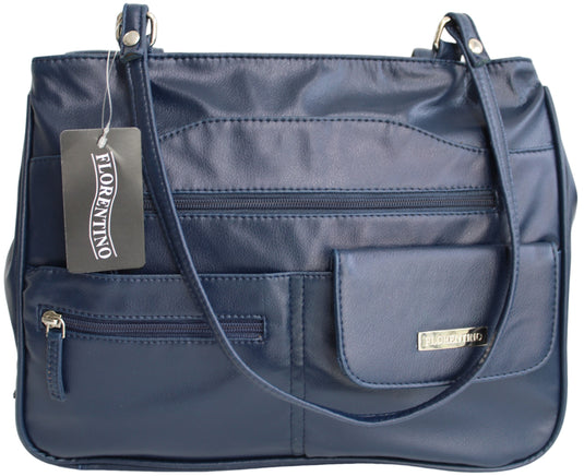 Multi Compartment Handbag with Shoulder Straps. Style No: 4291.