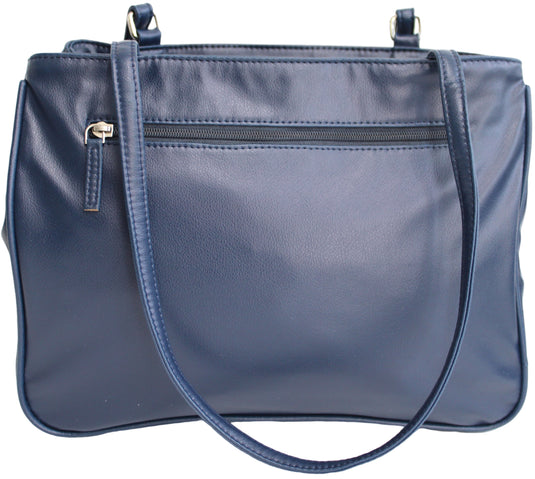 Multi Compartment Handbag with Shoulder Straps. Style No: 4291.