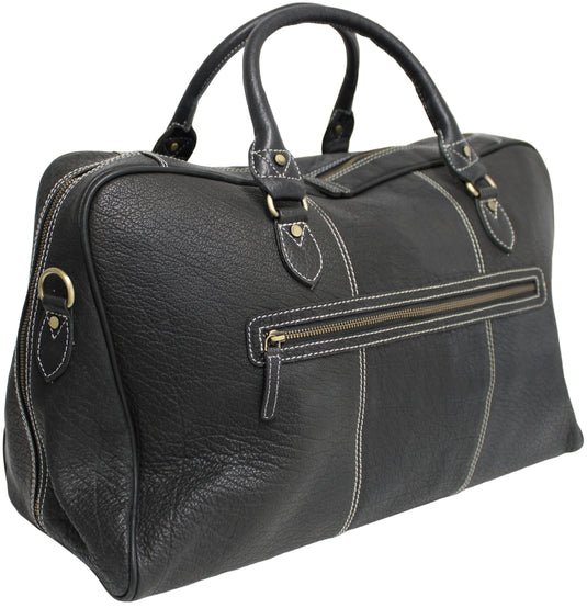 Weekender Bag, Large Travel Duffel Bag Genuine Leather, Carry on Overnight Bag.