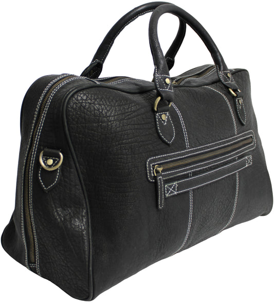 Weekender Bag, Large Travel Duffel Bag Genuine Leather, Carry on Overnight Bag.