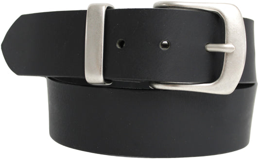 Solid Brass Buckle and Keeper. Quality Full Grain Genuine Leather Belt | Style No: 41004