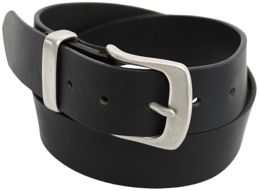 Solid Brass Buckle and Keeper. Quality Full Grain Genuine Leather Belt | Style No: 41004