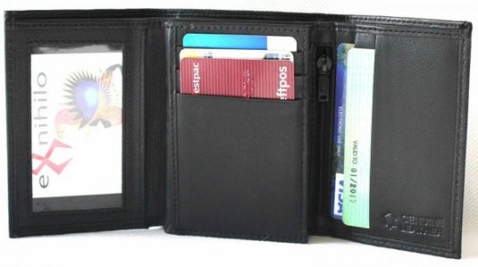 Personalised Monogrammed Wallet in Gold, Silver or Black Embossed. Hide & Chic