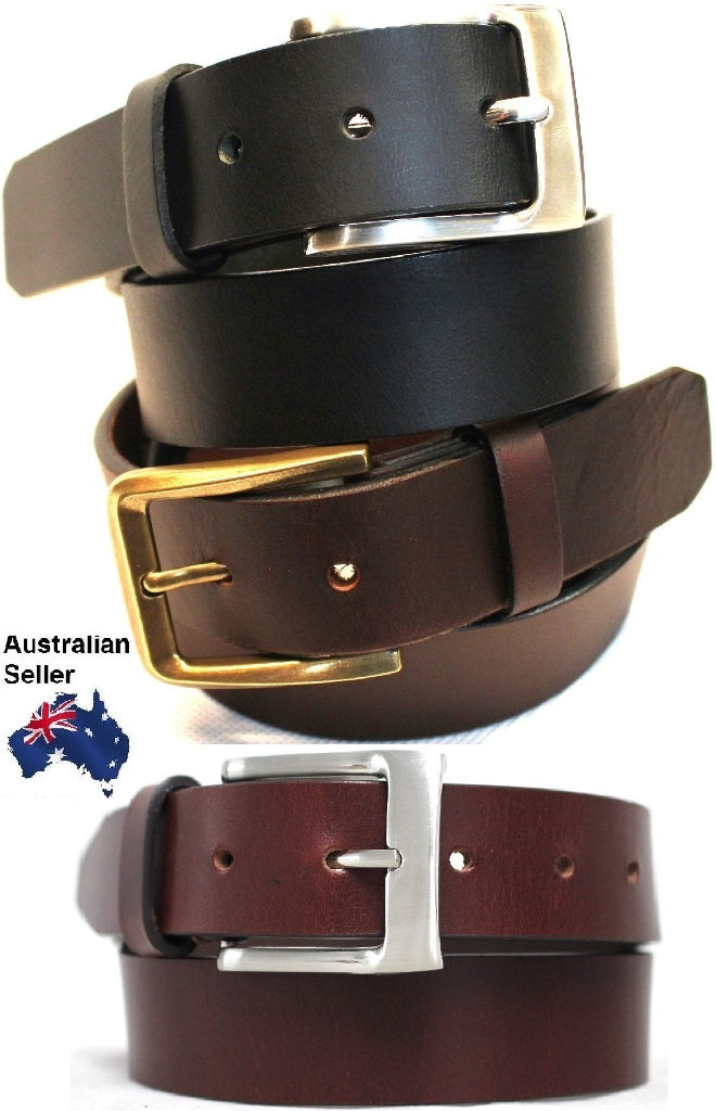 Hide & Chic Full Grain Leather Belt. Width 35mm. Style No 41012