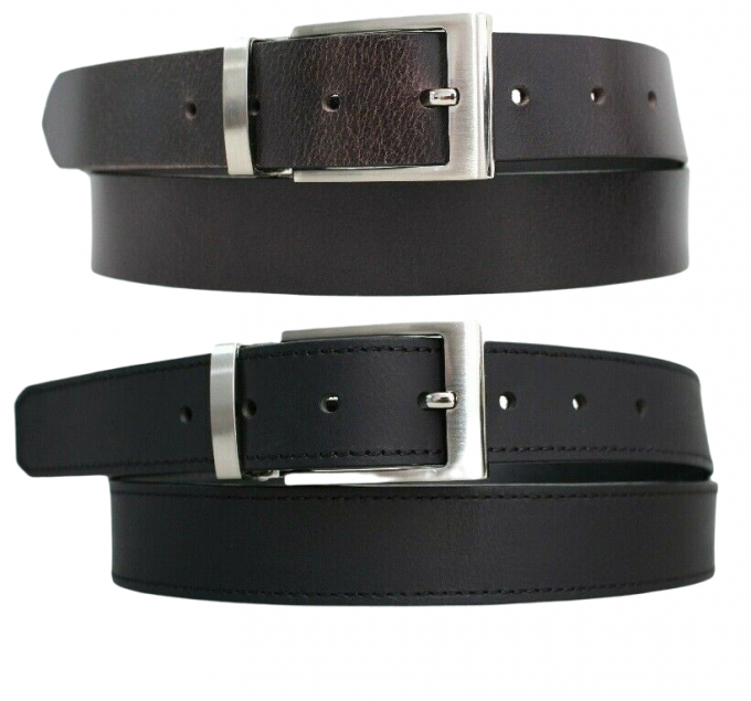 Hide & Chic Full Grain Leather Quality Men’s Belt. Sizes up to 52 inches. Style: 41017