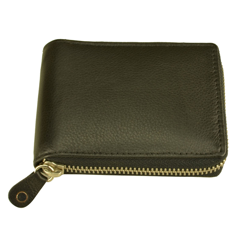 RFID Lined Cow Hide Leather Wallet. Style 11011 by Hide & Chic