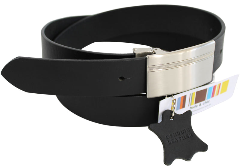 Hide & Chic Full Grain Leather Men’s Belt. Style 41025