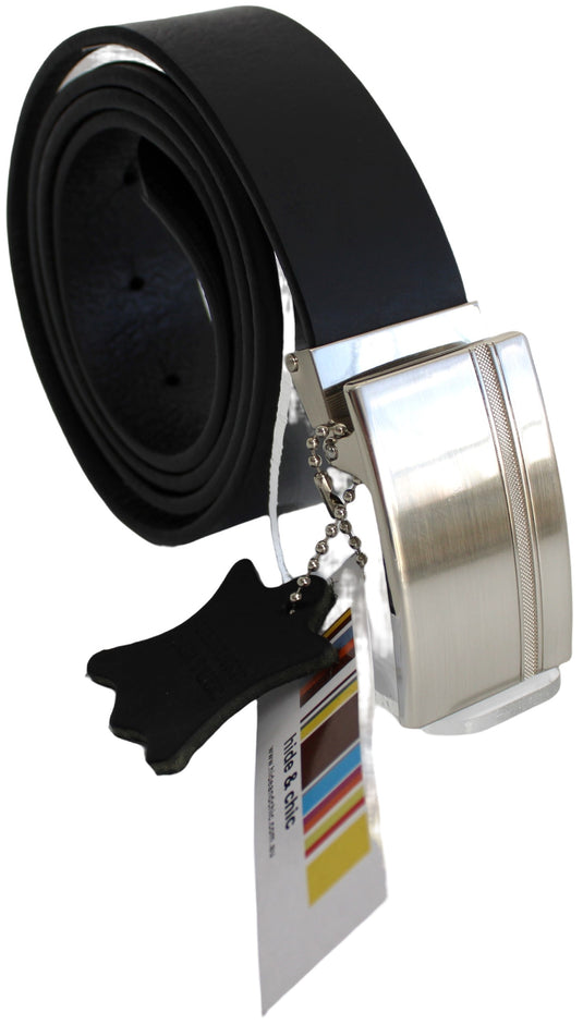 Hide & Chic Full Grain Leather Men’s Belt. Style 41025