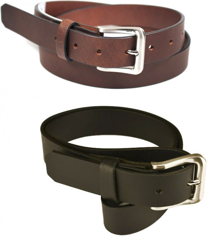 Hide & Chic Genuine Full Grain Leather Men’s Belts. Style: 45008